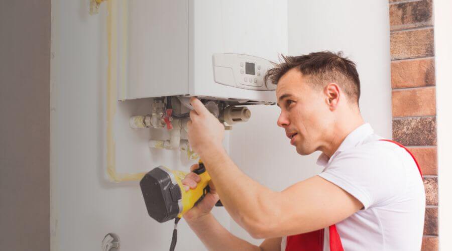 Local tankless water heater installation in Derby, IA